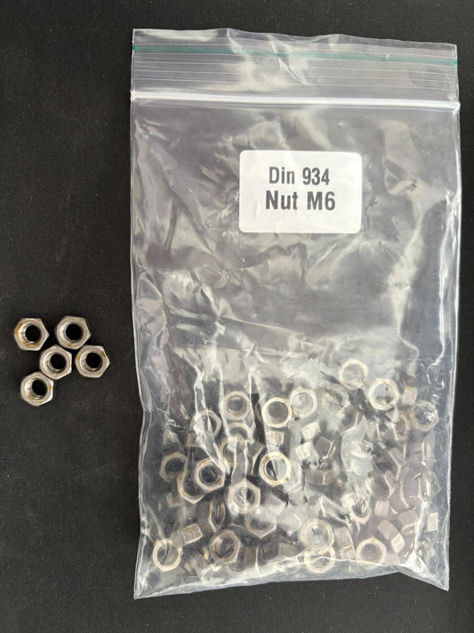 M6 Nut DIN 934